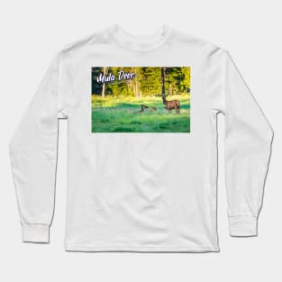 Mule Deer at Yellowstone Long Sleeve T-Shirt